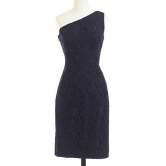 J.CREW Dresses & Skirts - J.CREW Alexa Dress In leavers Lace Navy Size 2 Weddings & Parties Bridesmaid